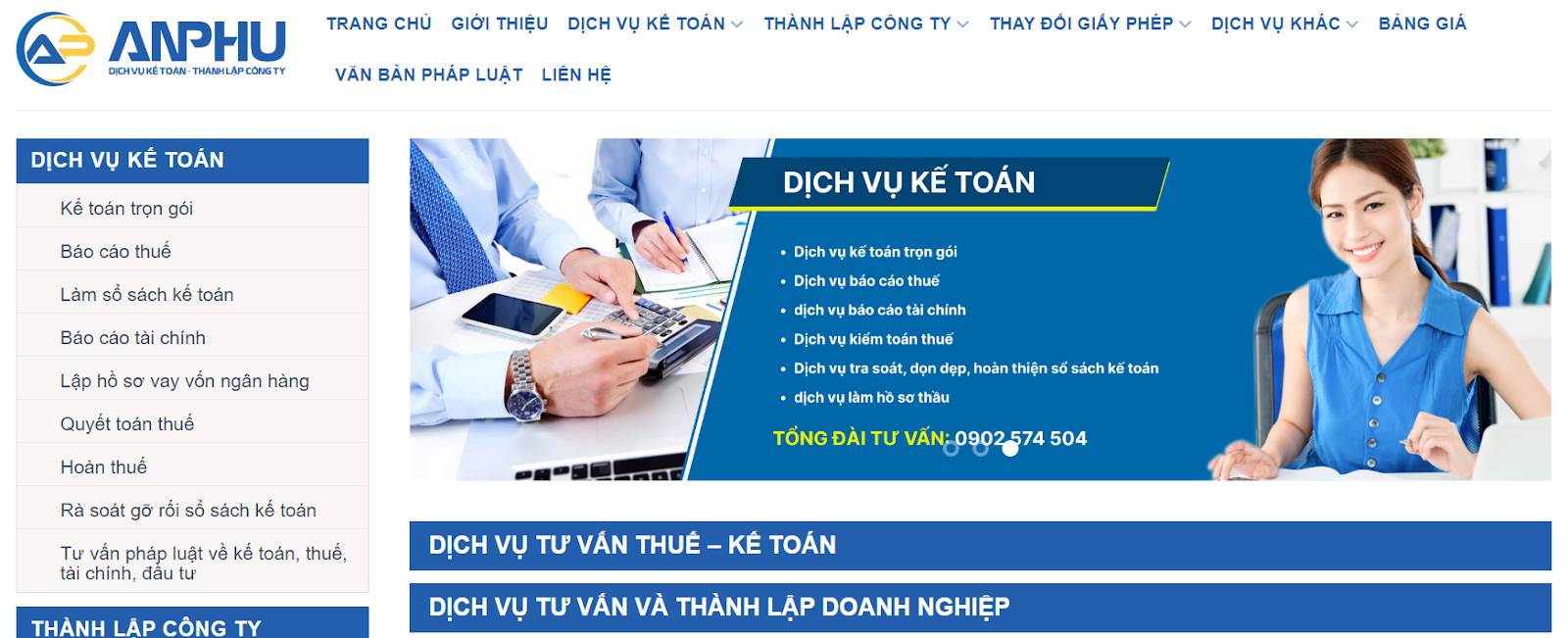 Công Ty TNHH Kế Toán Xây Dựng An Phú