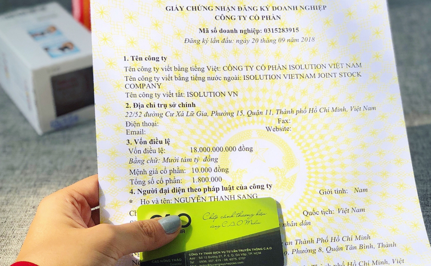 Giấy phép kinh doanh