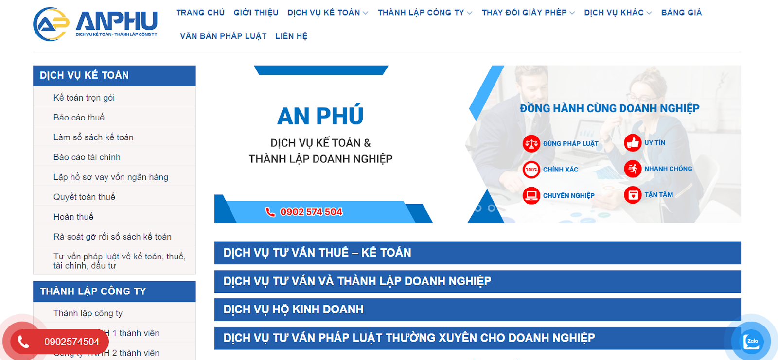 Kế toán An Phú cung cấp dịch vụ thành lập Công ty Cổ phần tại Bình Chánh