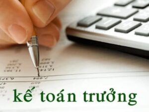 Kế toán trưởng là gì? 5 nhiệm vụ của kế toán trưởng