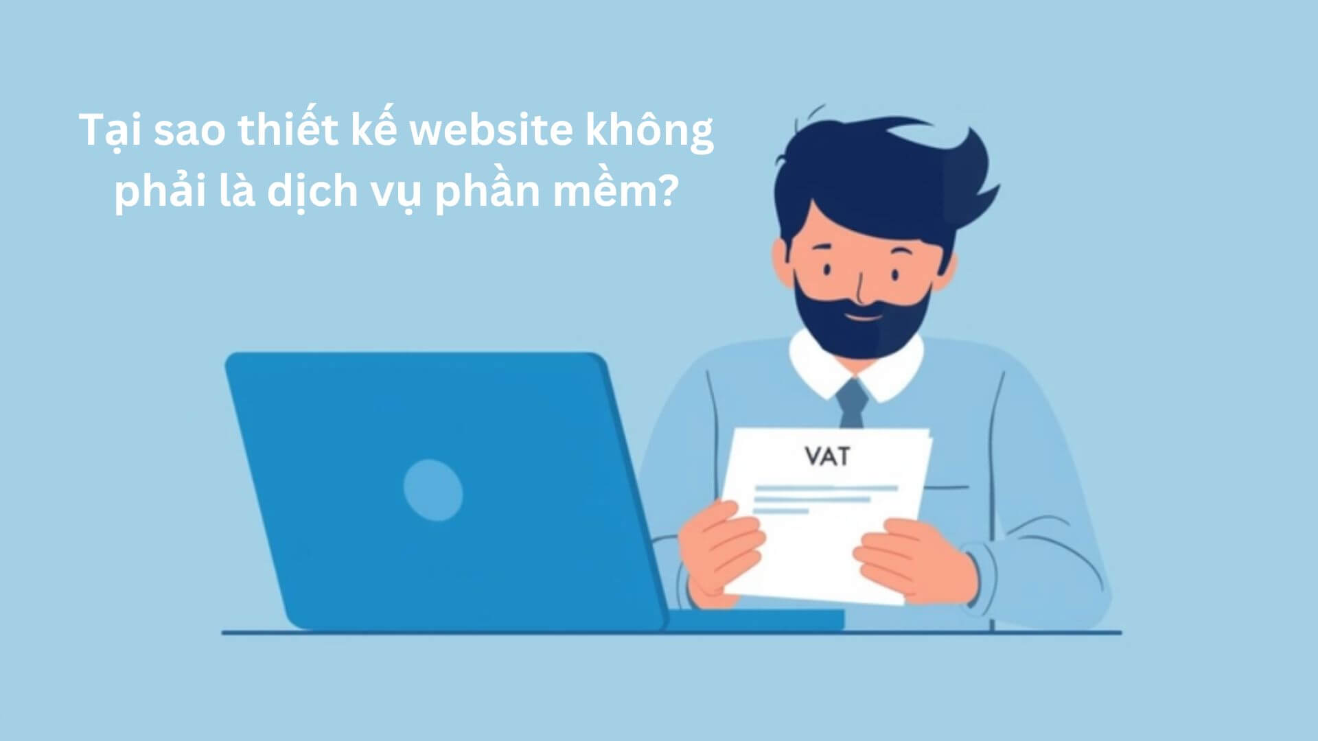 Thiết kế website không phải là dịch vụ phần mềm